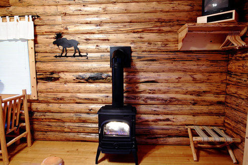 Silverwolf Log Chalets Coram ภายนอก รูปภาพ